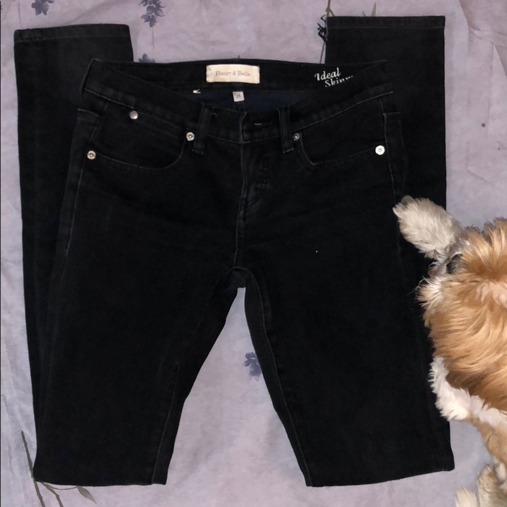 Henry & Belle “Ideal Skinny” Jeans in Black
